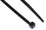RS PRO Cable Tie, 150mm x 3.6 mm, Black Nylon, Pk-1000 PART# :  233-500