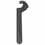 PROTO Hook Spanner Wrench: 4 1/2 in to 6 1/4 in, 12 in Overall Lg, 15/32 in Hook Thick
