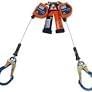 3M DBI SALA NONO-LOK TWIN LEG QUICK CONNECT SELF RETRACTING LIFELINE PART#: 3500231, 8 FT